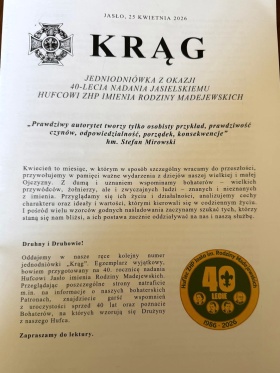 Artykuł: 40 lecie nadania Jasielskiemu Hufcowi ZHP imienia Rodziny Madejewskich - Zdjęcie 66101