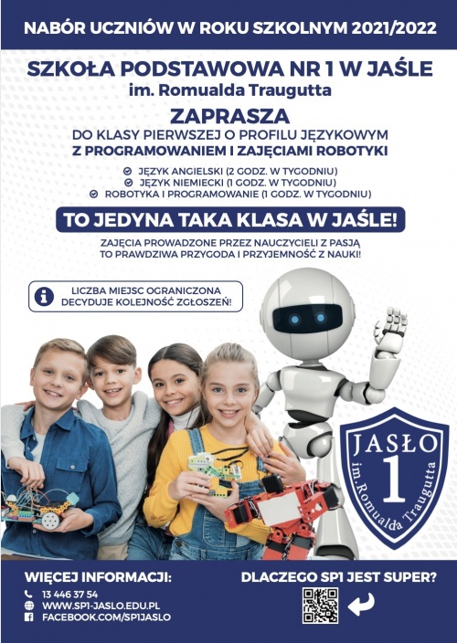 Artykuł: ZAPISY DO KLASY PIERWSZEJ Z PROGRAMOWANIEM I ROBOTYKĄ! - Zdjęcie 25141