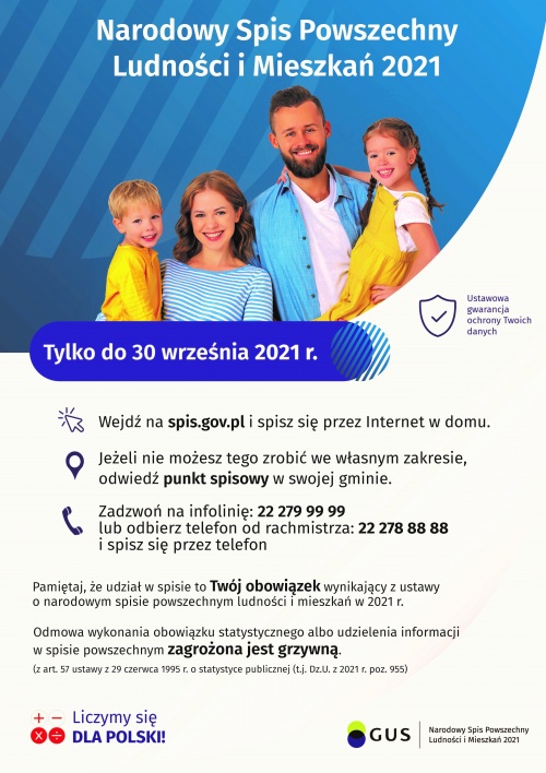Artykuł: Narodowy Spis Powszechny 2021 – Policzmy się dla Polski! - Zdjęcie 27871