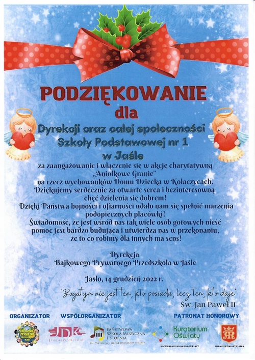 Artykuł: Dostaliśmy podziękowanie - Zdjęcie 39091