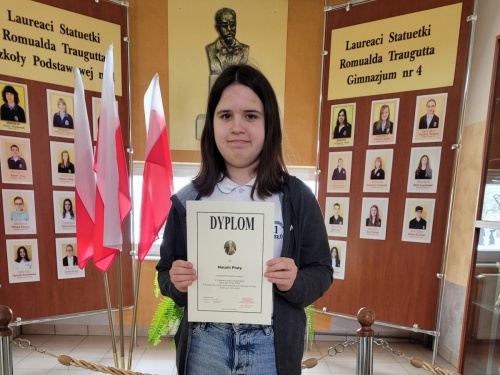 Artykuł: Natalia najlepsza wśród ósmoklasistów powiatu jasielskiego - Zdjęcie 41841