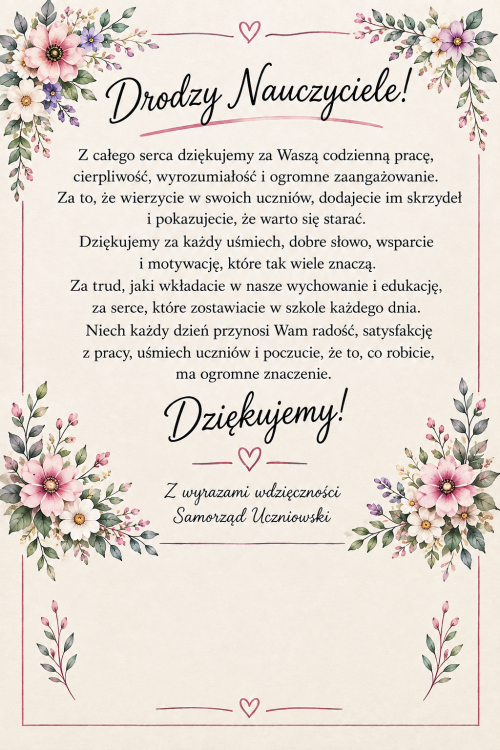 Artykuł: Drodzy Nauczyciele - dziękujemy! - Zdjęcie 69121